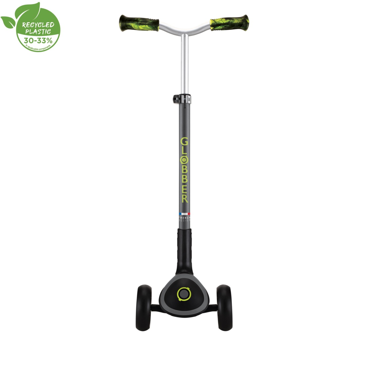 Trotineta Globber MASTER PRIME, Pliabila, Ghidon Ajustabil Pe 5 Nivele, Roti PU Late, Rulmenti ABEC 5, Culoare Verd(7)