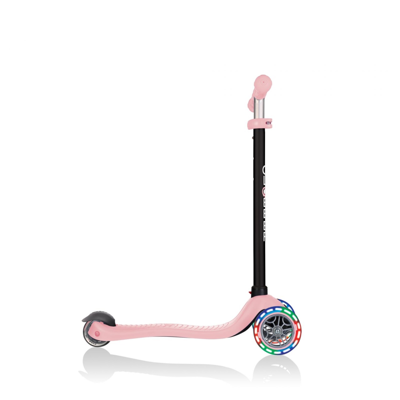 Trotineta Globber Go Up Sporty, 3 In 1, Cu Lumini, Culoare Roz Pastel 3