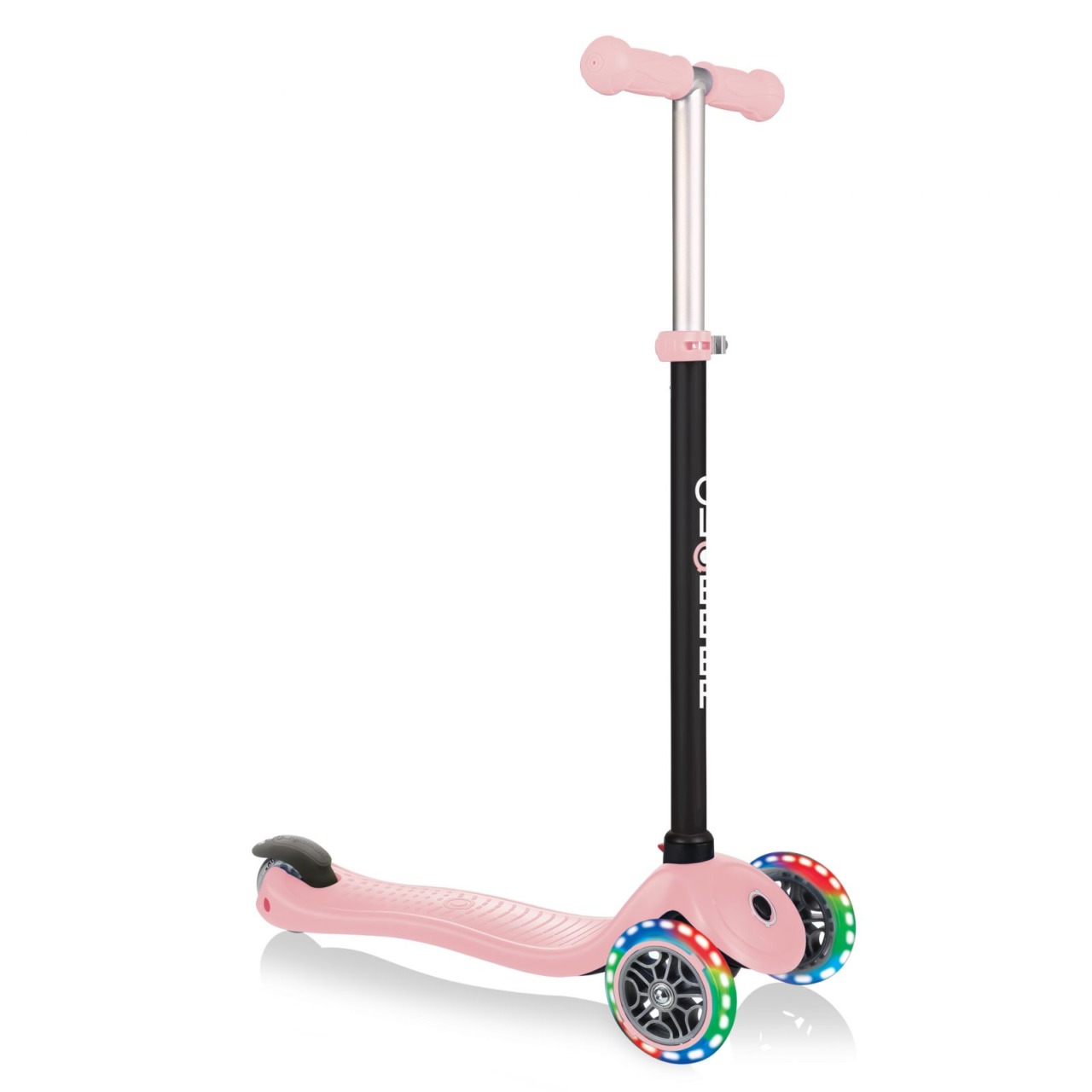 Trotineta Globber Go Up Sporty, 3 In 1, Cu Lumini, Culoare Roz Pastel 4