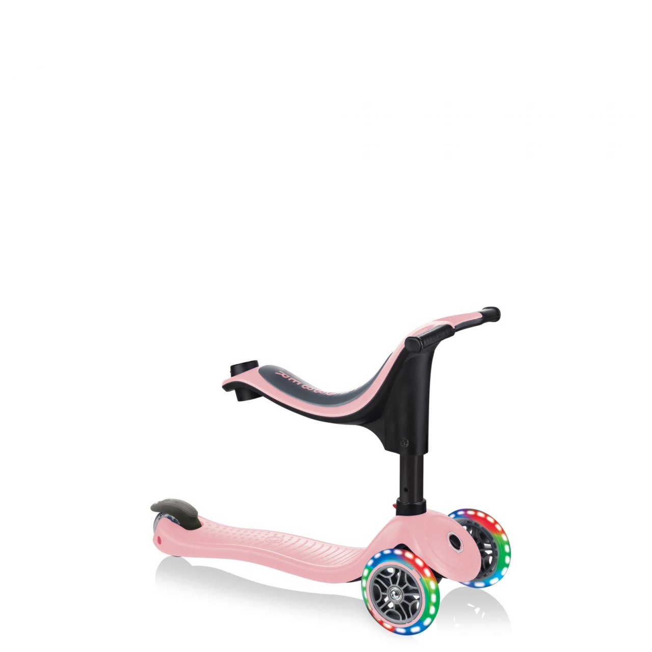 Trotineta Globber Go Up Sporty, 3 In 1, Cu Lumini, Culoare Roz Pastel 5