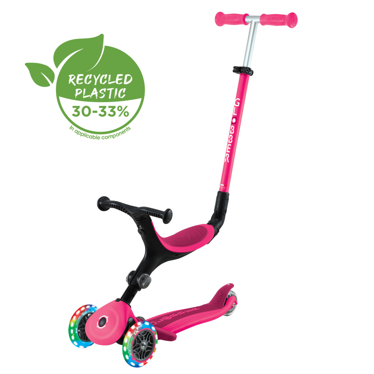 744 110 Light Up Toddler Scooter Recycled Plastic