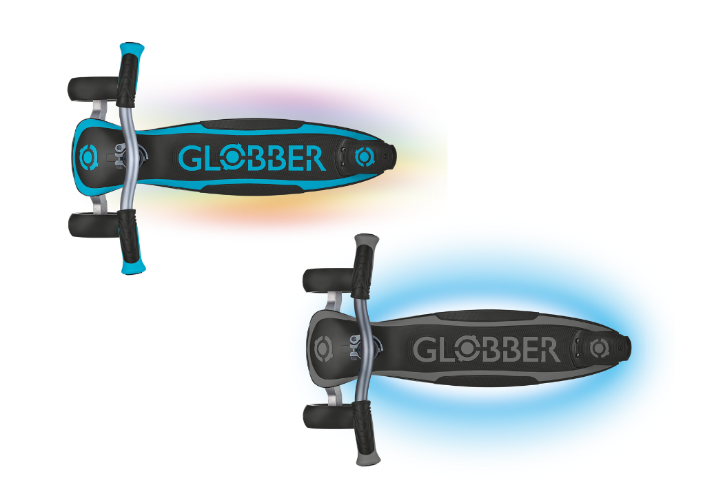 03 613 Xxx 2 3 Wheel Adjustable Scooter With Lights