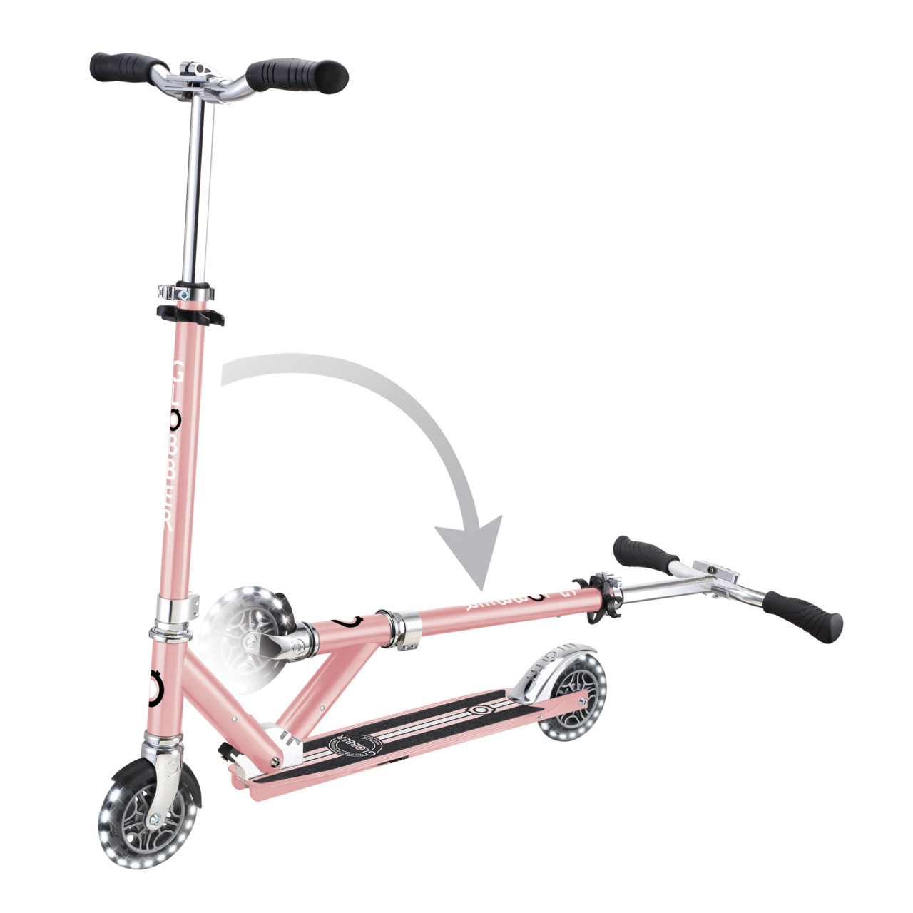 721 210 Folding Scooter With Led Lights