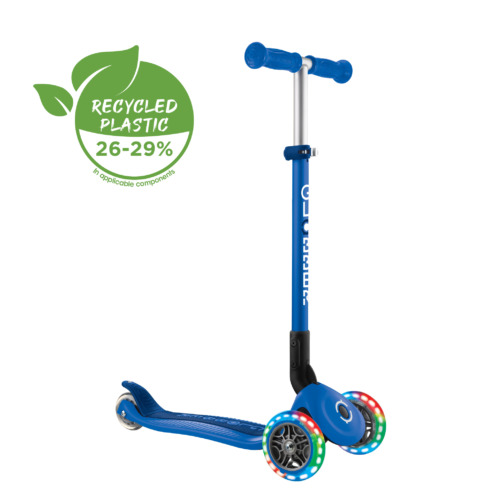 432 100 3 3 Wheel Scooter With Led Lights Recycled Plastic