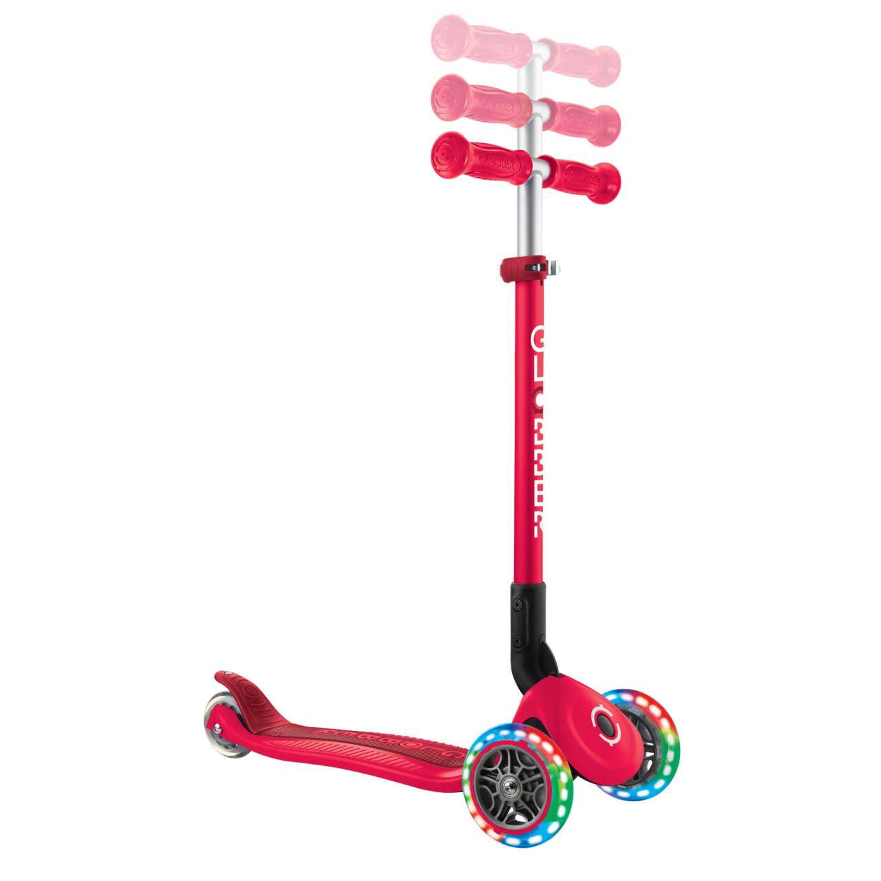 432 102 3 Kid Adjustable Scooter With Light Up Wheels