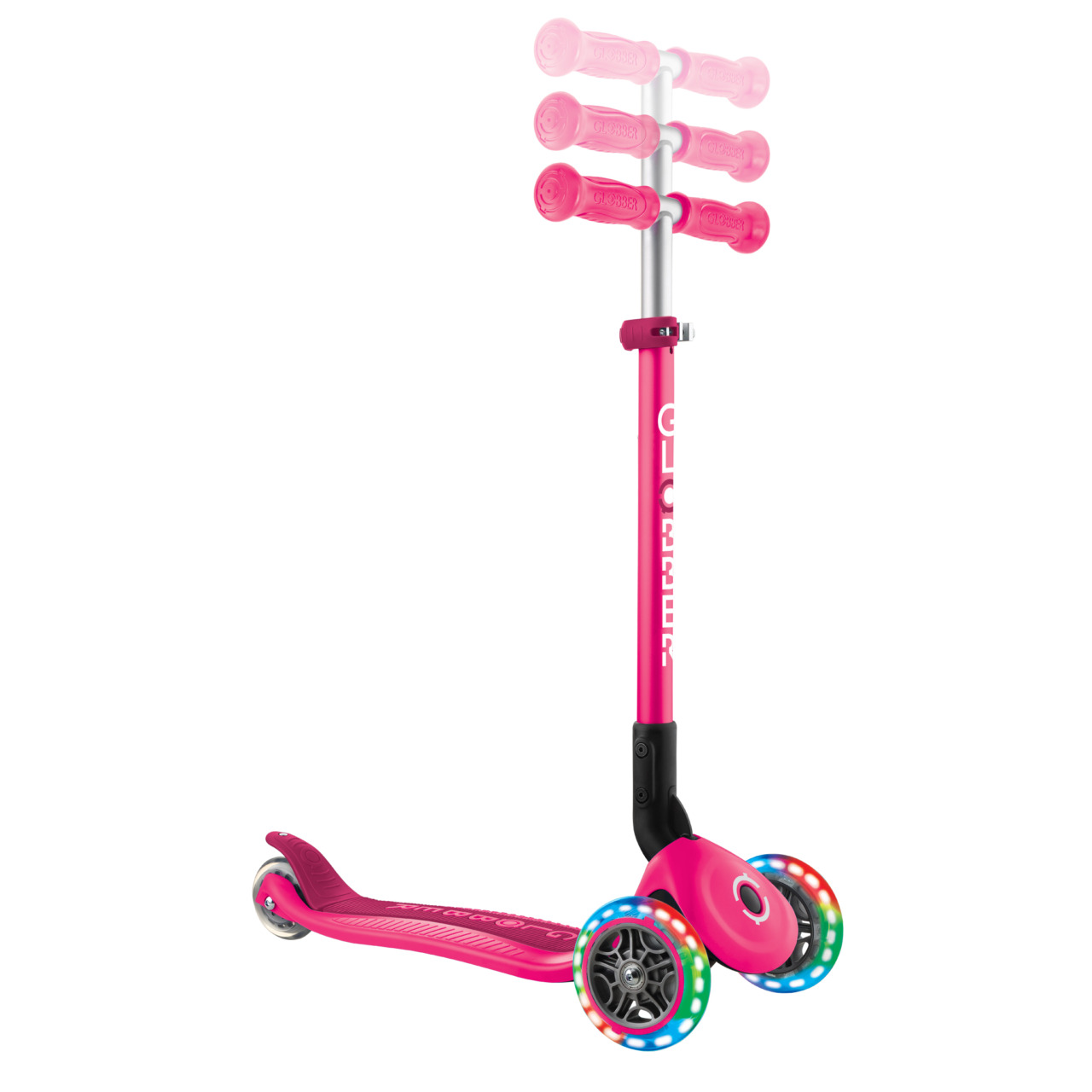 432 110 3 Kid Adjustable Scooter With Light Up Wheels