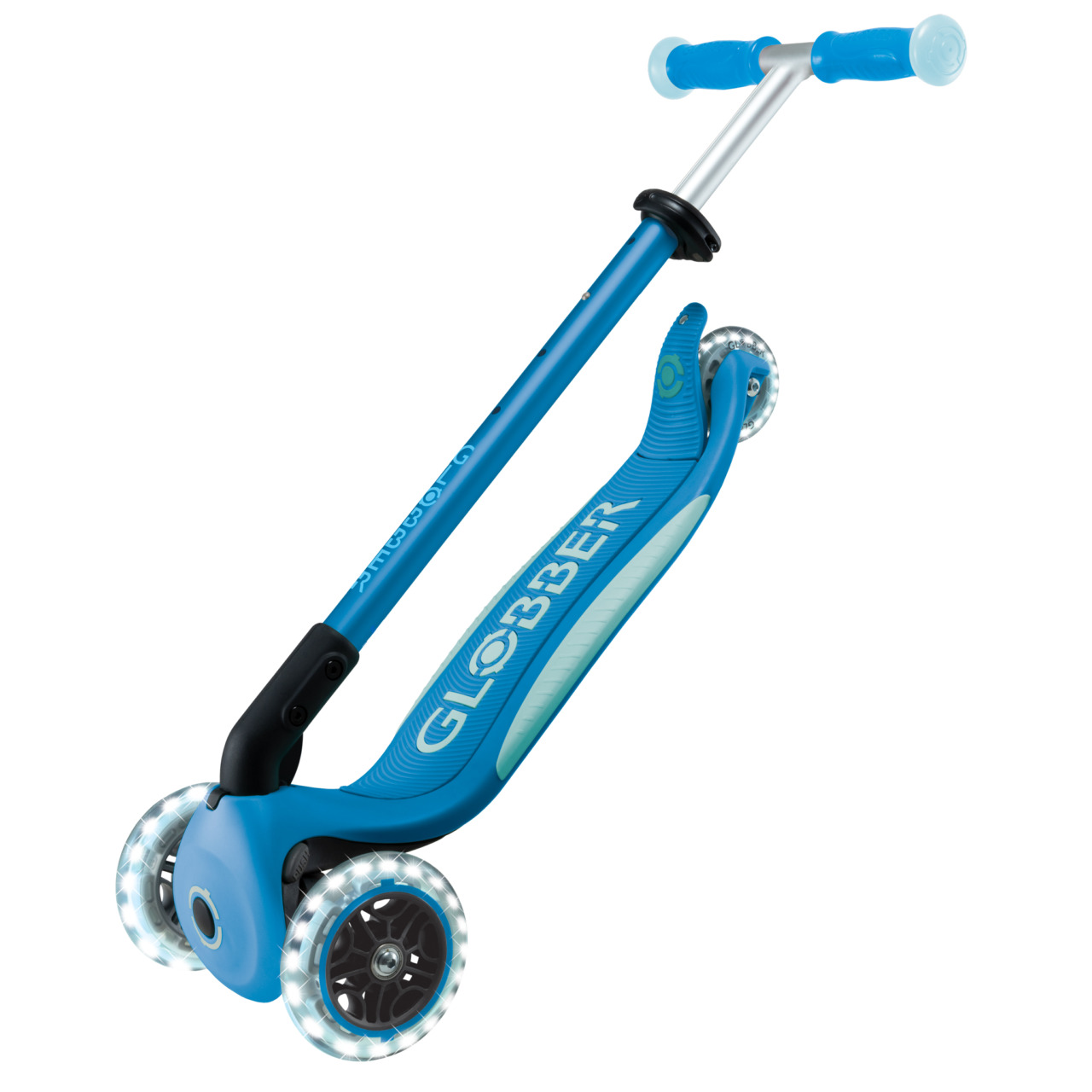 14 839 100 Foldable Glow Scooter With Light Up Wheels