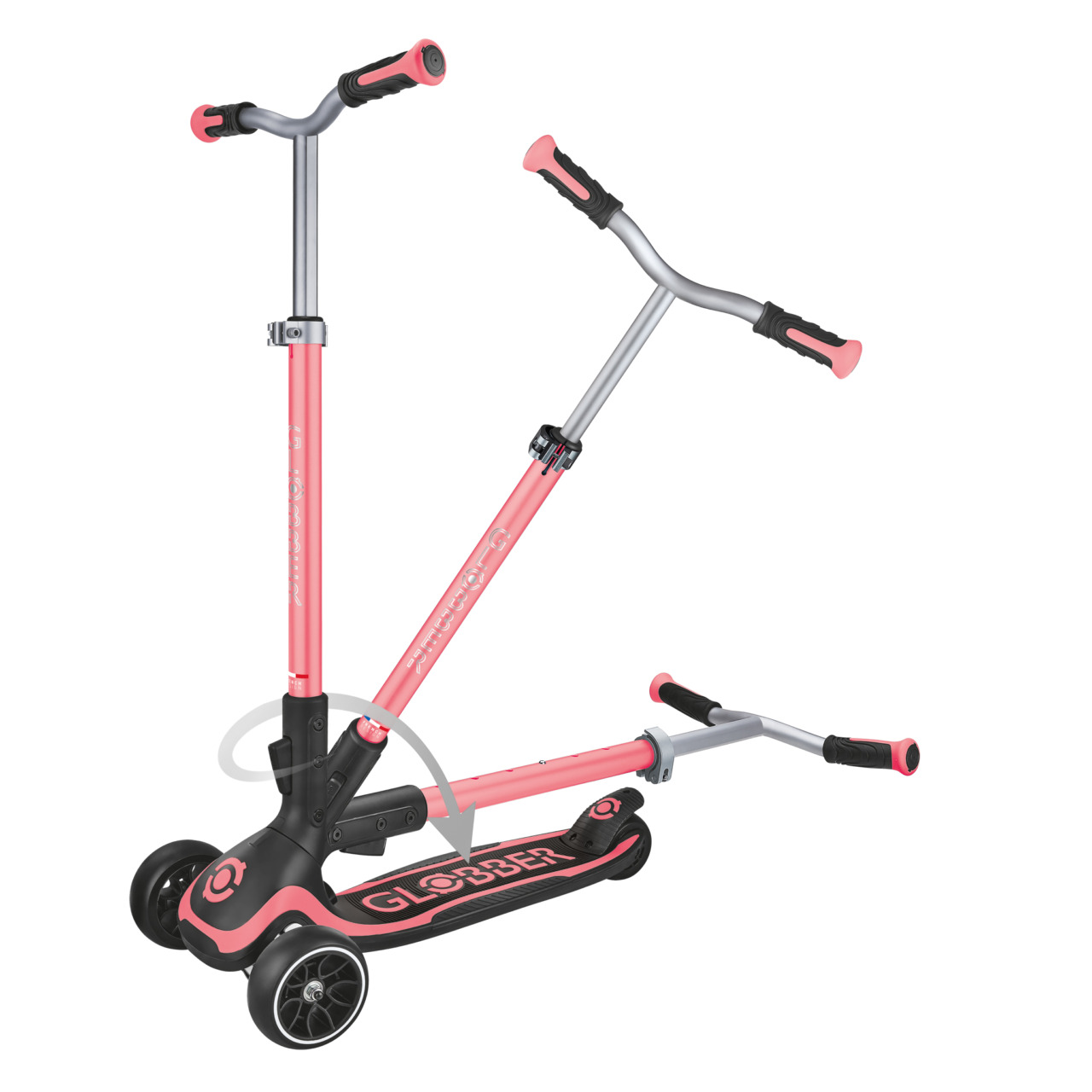03 612 110 2 Folding Scooter With 3 Wheels