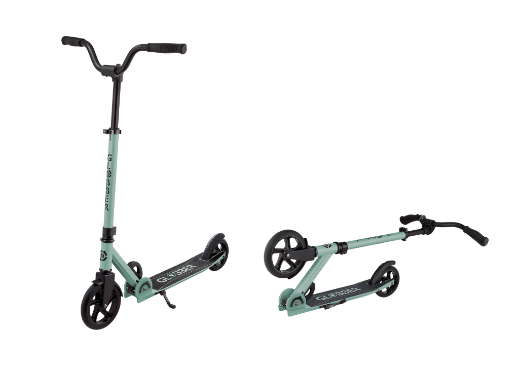 02 874 Xxx Big Wheel Foldable Teen Scooter With Curved Handlebars