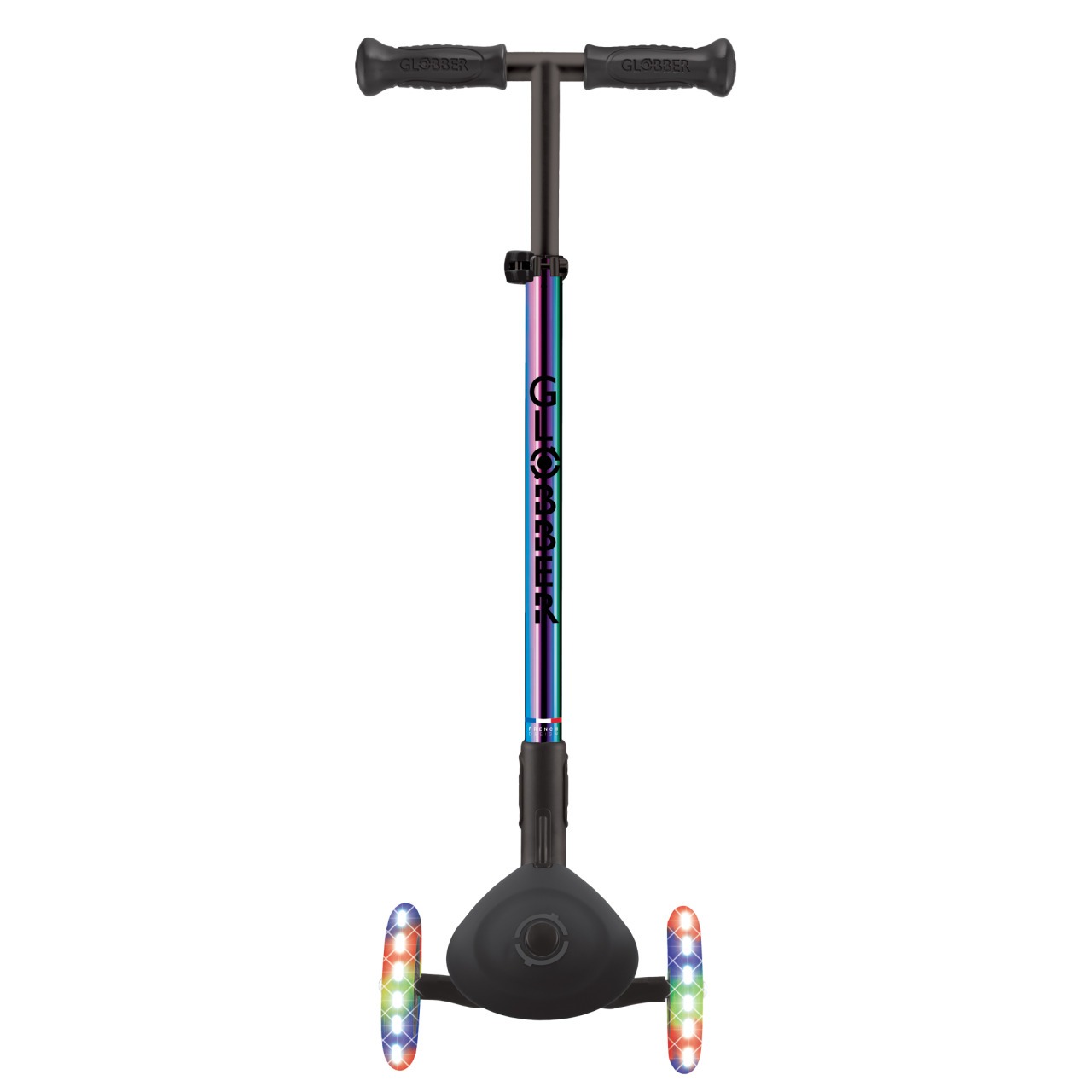 04 432 401 4 Globber Primo Foldable Lights 3 Wheel Scooter