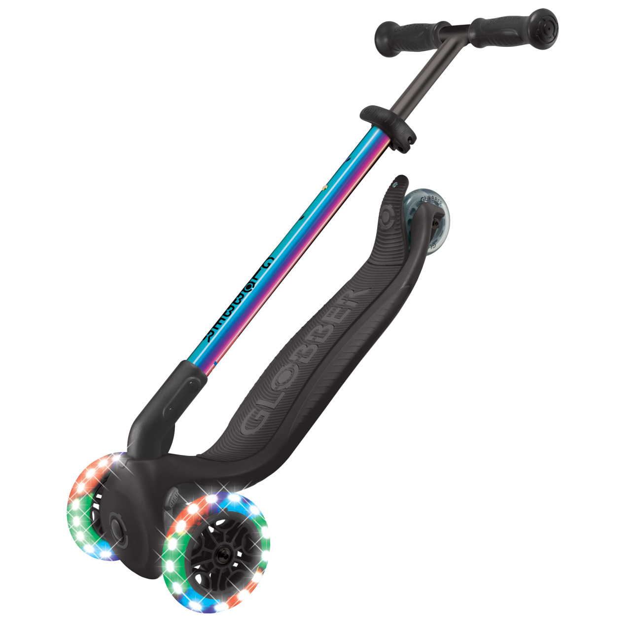 08 432 401 4 Globber Primo Foldabable Lights Folding Kids Scooter