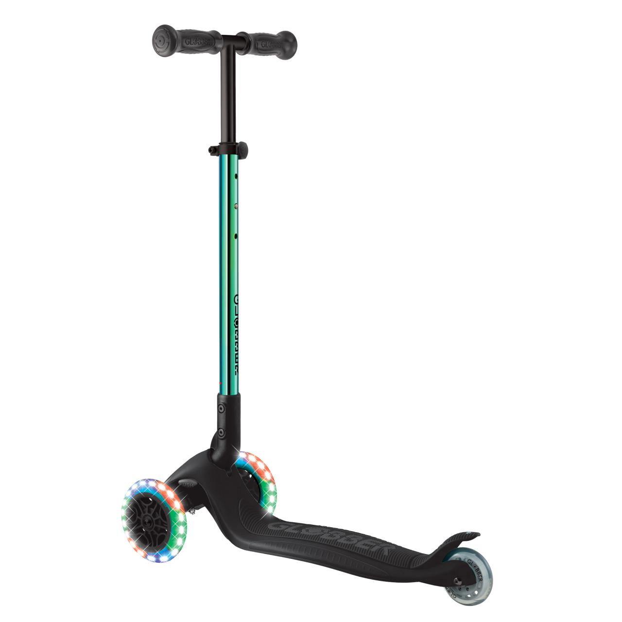 11 432 401 4 Globber Primo Foldable Lights Children 3 Wheel Scooter Safe Ride