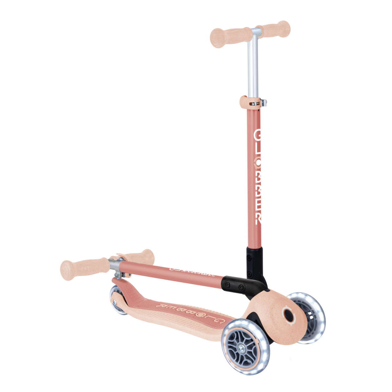 696 506 2 3 Wheel Folding Eco Scooter With Lights