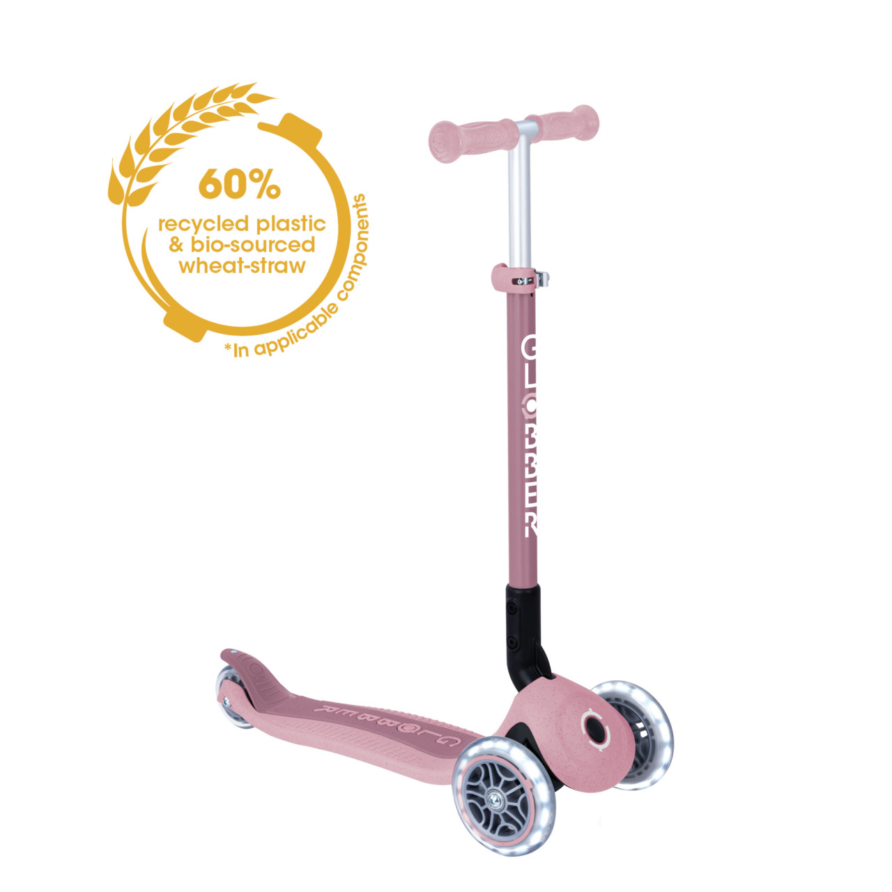 696 510 2 3 Wheel Eco Scooter With Led Lights