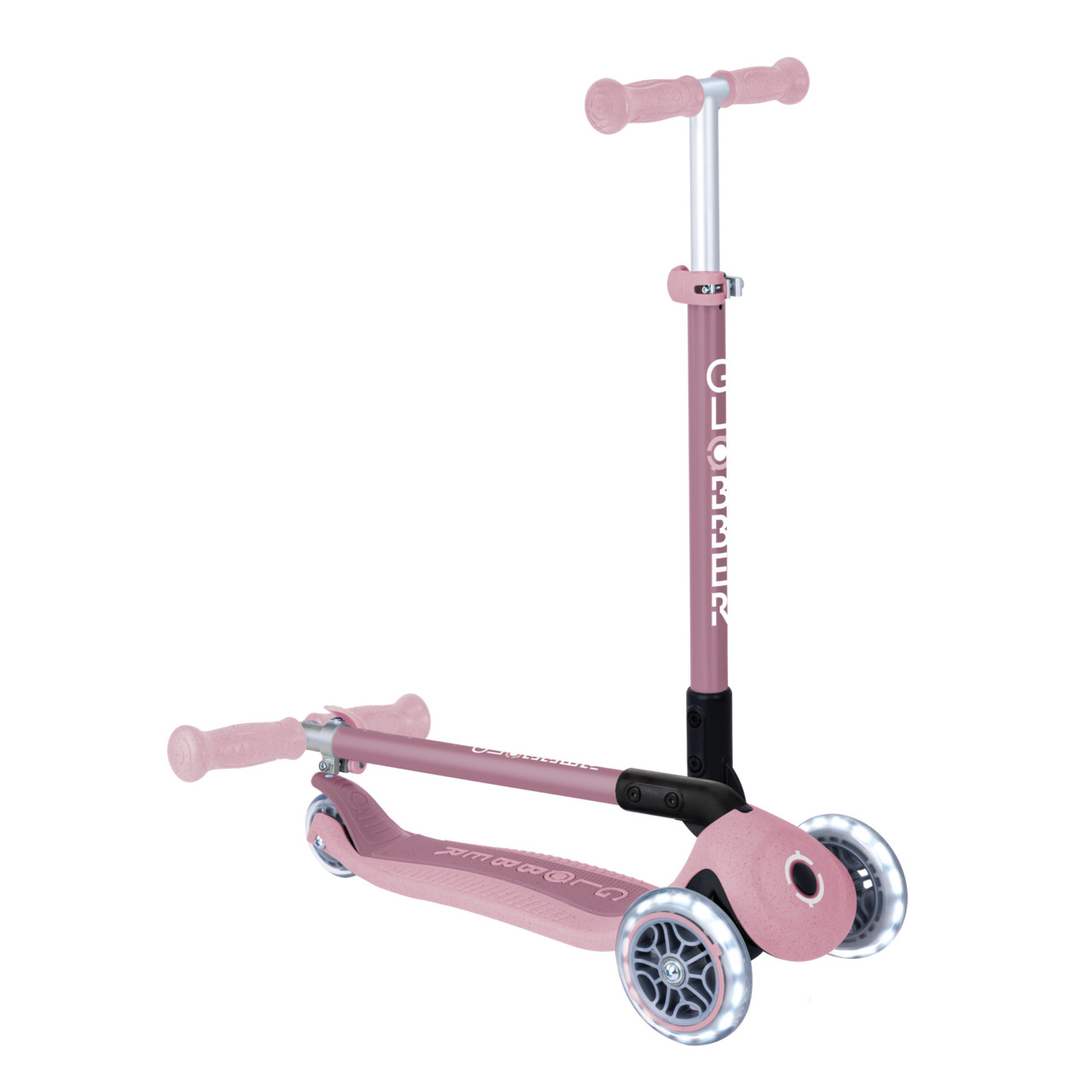 696 510 2 3 Wheel Folding Eco Scooter With Lights